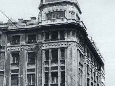 La "vittoria alata" del Palazzo della Gazzetta